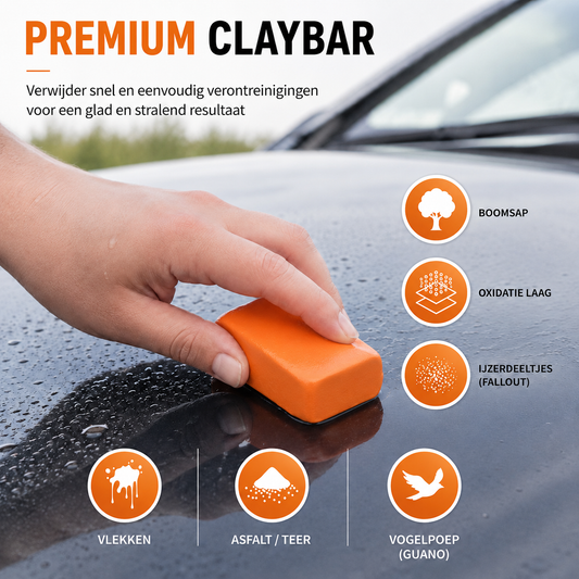 Clay Bar Oranje 100g β Wangle