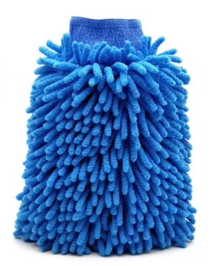 Chenille Lokken Washandschoen – Krasvrij & Zacht