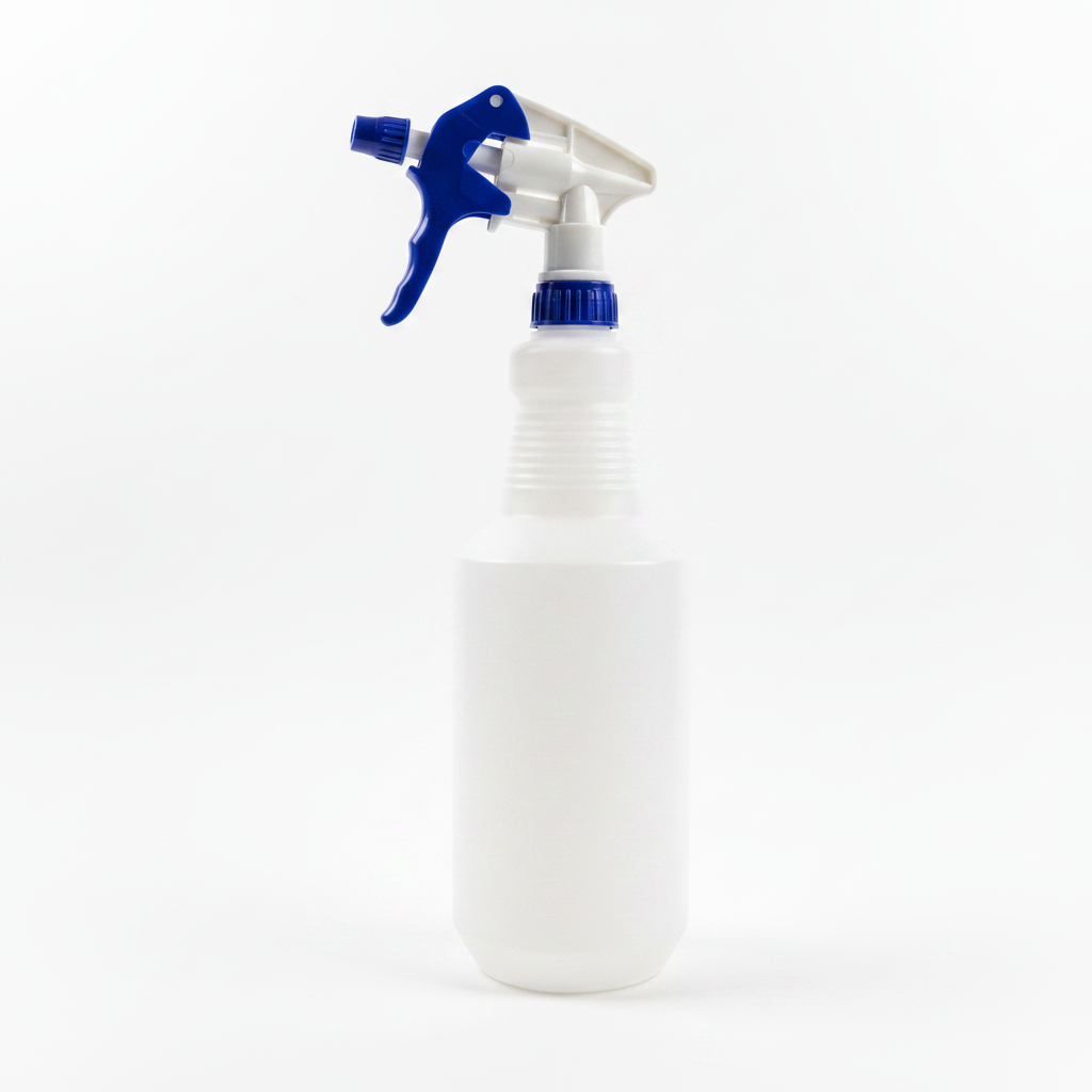 Professionele Spuitfles met Maatschaal – Blauw Triggerspuit