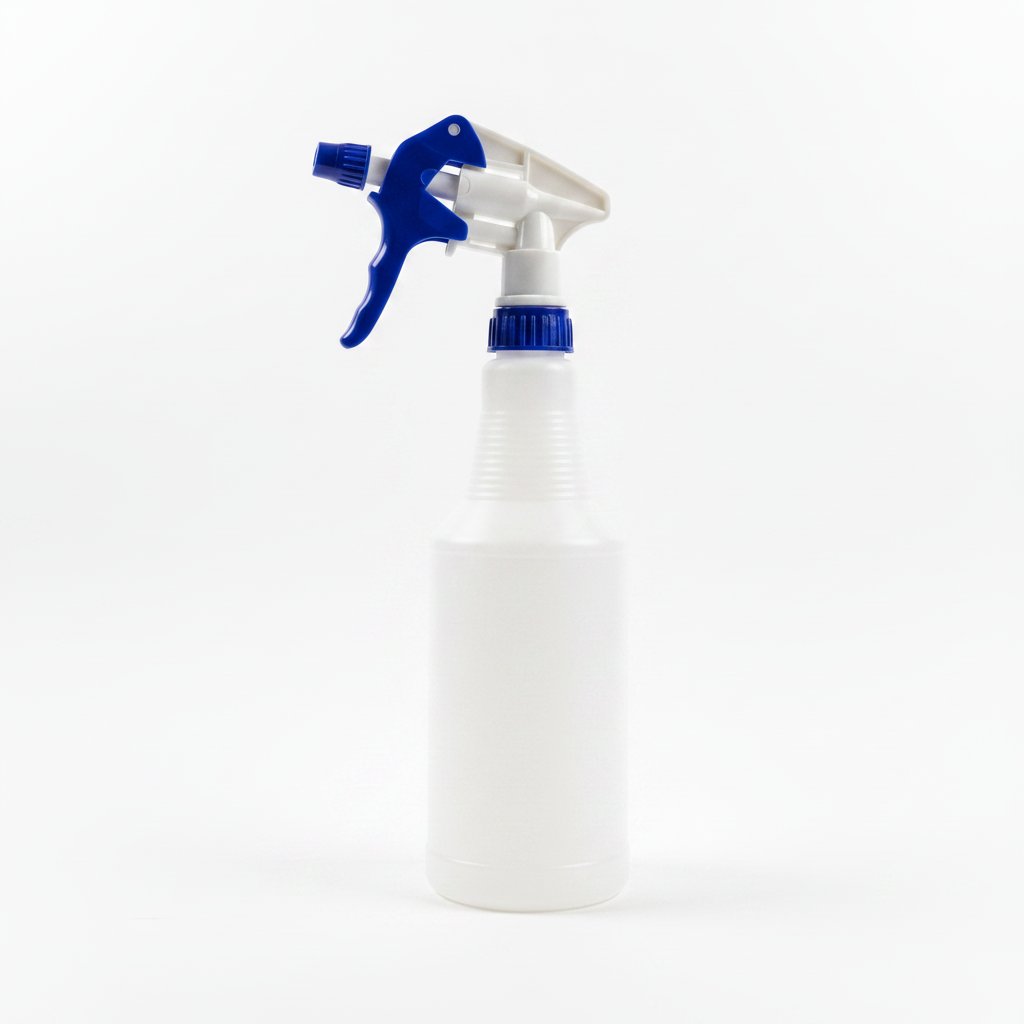 Professionele Spuitfles met Maatschaal – Blauw Triggerspuit