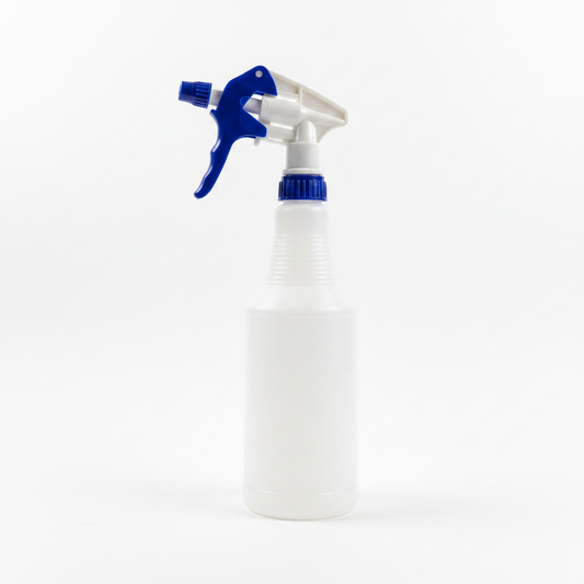 Professionele Spuitfles met Maatschaal – Blauw Triggerspuit